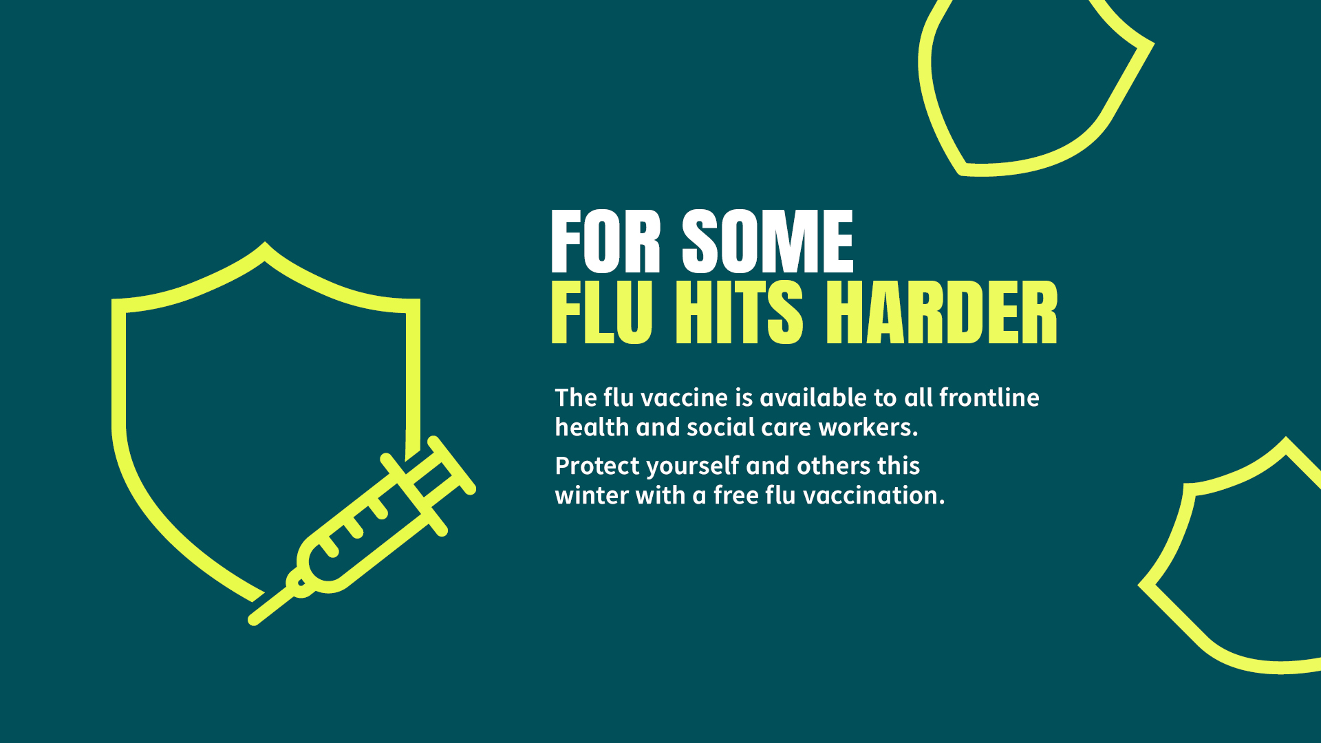 Staff Flu Banner
